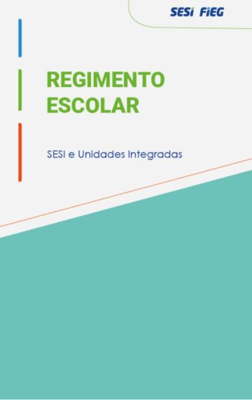Regimento Escolar SESI e Unidades Integradas